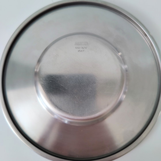 Image 1 of Zuccheriera, lattiera e due tazzine da caffè espresso di Alessi, progettate da Michael Graves