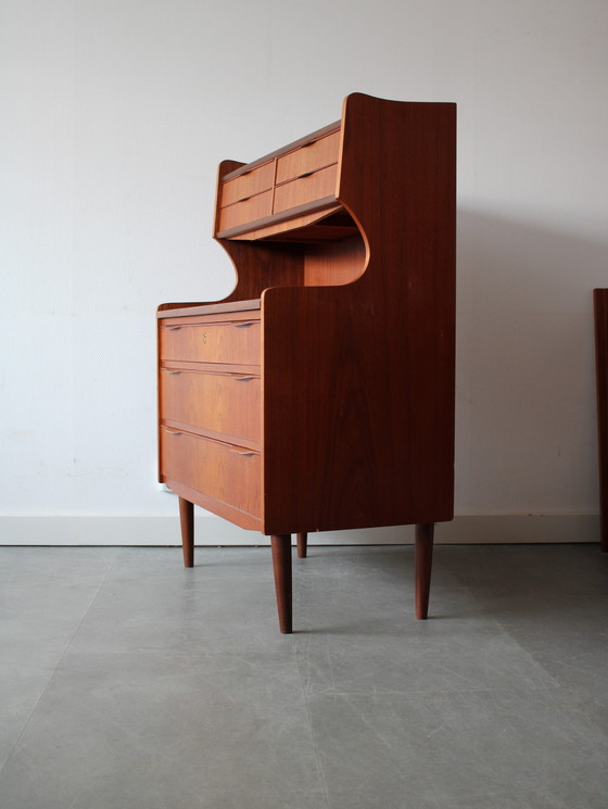 Image 1 of Vintage Deense secretaire in teak 