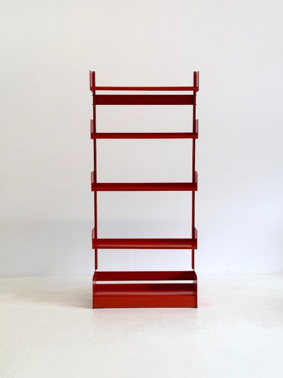 Image 1 of Bibliothèque Congresso de Lips Vago, couleur rouge orangé