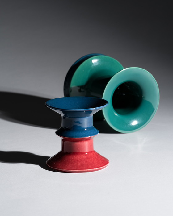 Image 1 of Rosenthal Studio Linie Tapio Wirkkala PLUS Vase & Bougeoir Vintage Chic WGP