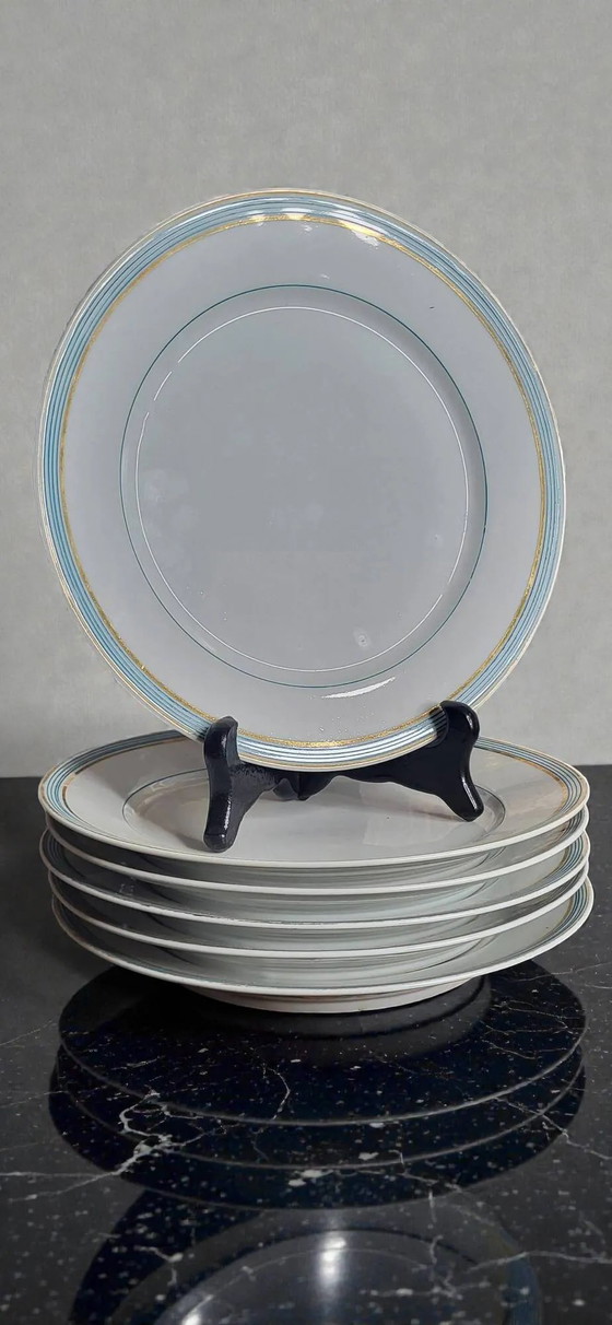 6 Parijse porseleinen dinerborden – Servies, Porcelain (photo 8 of 8)