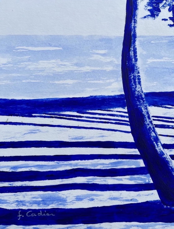 Image 1 of Acrilico su carta Hahnemuhle bianca. Dimensioni 40x30 cm.