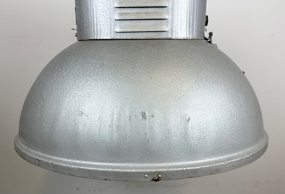 Image 1 of Lámpara colgante industrial polaca ovalada de gran tamaño, de Predom Mesko, década de 1960