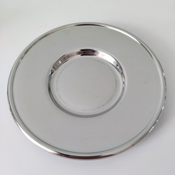 Image 1 of Zuccheriera, lattiera e due tazzine da caffè espresso di Alessi, progettate da Michael Graves