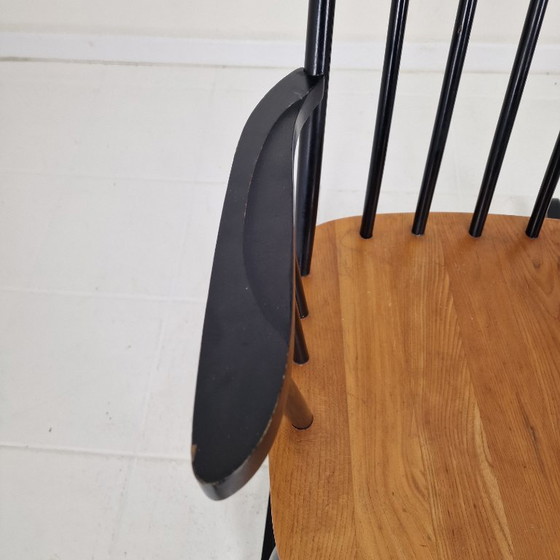 Image 1 of Sedia a dondolo disegnata da Ilmari Tapiovaara per Asko, Finlandia, anni '60