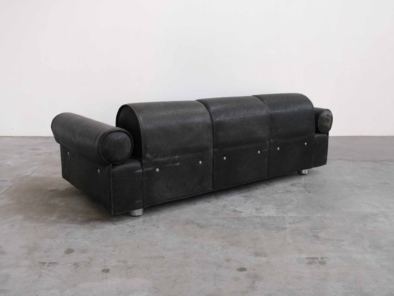 Image 1 of Divano vintage Marzio Cecchi anni '70 in pelle di bufalo 