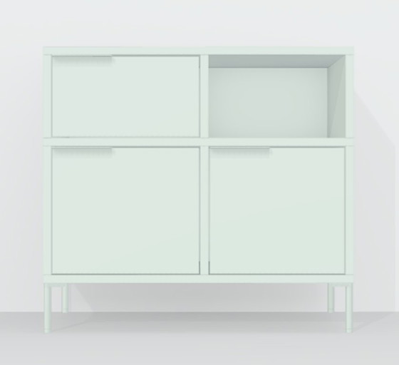 Image 1 of Credenza Tylko verde con tre cassetti