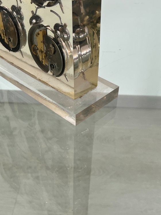 Image 1 of Fenandez ARMAN - Sculpture, Untitled (Alarm Clocks) - 43 cm - Resin - 2000