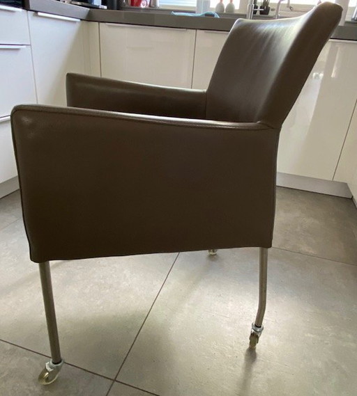 Chaises de salle à manger Arrow en cuir (5x)