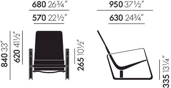 Image 1 of Cité armchair by Jean Prouvé