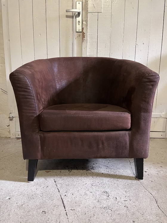 Poltrona Club Vintage – Marrone e Bordeaux – Stile retrò – Poltrone, Velvet (photo 5 of 5)