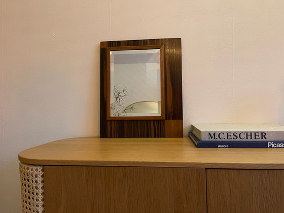 Vintage Art Deco Mirror - 1930s – Wood (photo 9 of 11)