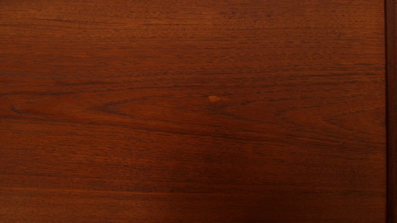 Teak sideboard with sliding doors, Wood, Brown, Mid Century Modern (photo 11 of 11)