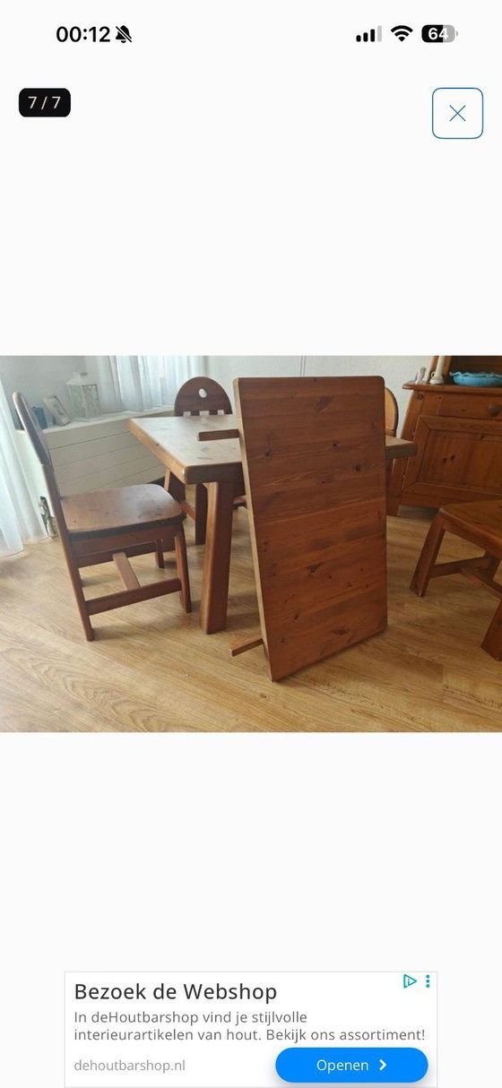 Image 1 of Wäsa Möbel Pine wood buffet cabinet