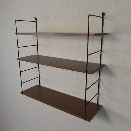 Wall rack in the style of Tomado, String and Pilastro, 1960s