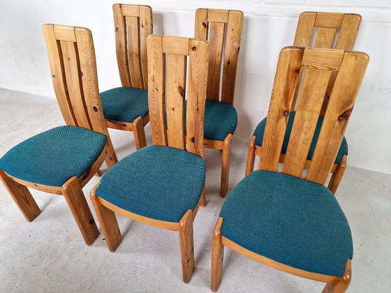 Image 1 of Set of 6 Vintage Danish dining chairs