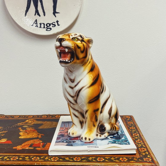Tijger Beeld Keramiek – Ceramiche Boxer, Decoratieve objecten (photo 6 of 6)