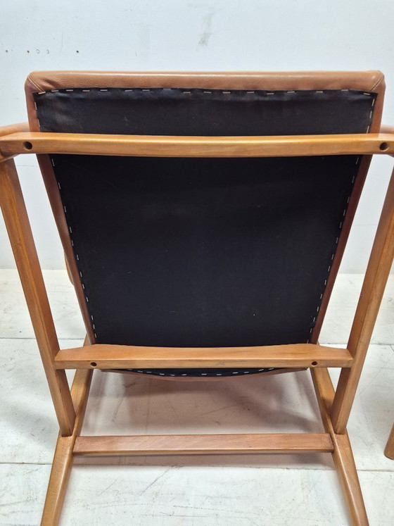 Image 1 of Coppia di poltrone scandinave attribuite ad Axel Larsson, circa 1960.