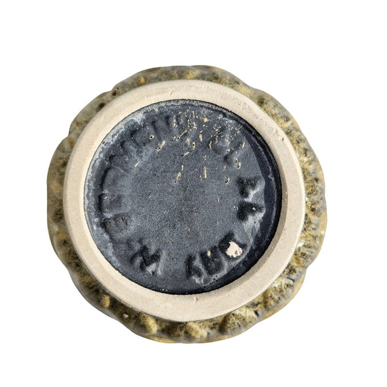 Image 1 of Vase Bay Keramik 77 17 anse, vase Bodo Mans gris clair vintage milieu du siècle