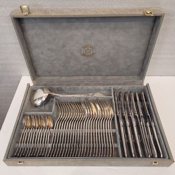 Image 1 of Cubertería “Royal Vieilli” Estilo Luis Xv, Metal Argente, S. Xx – Francia