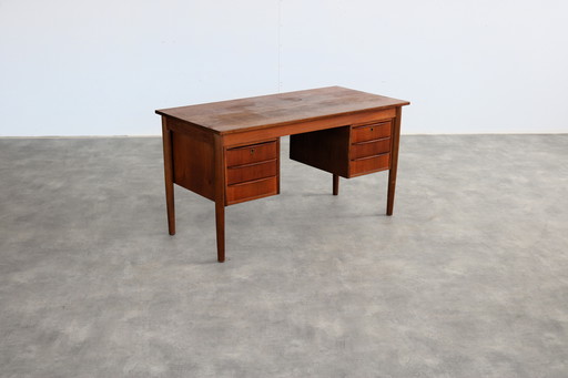 vintage teak low desk