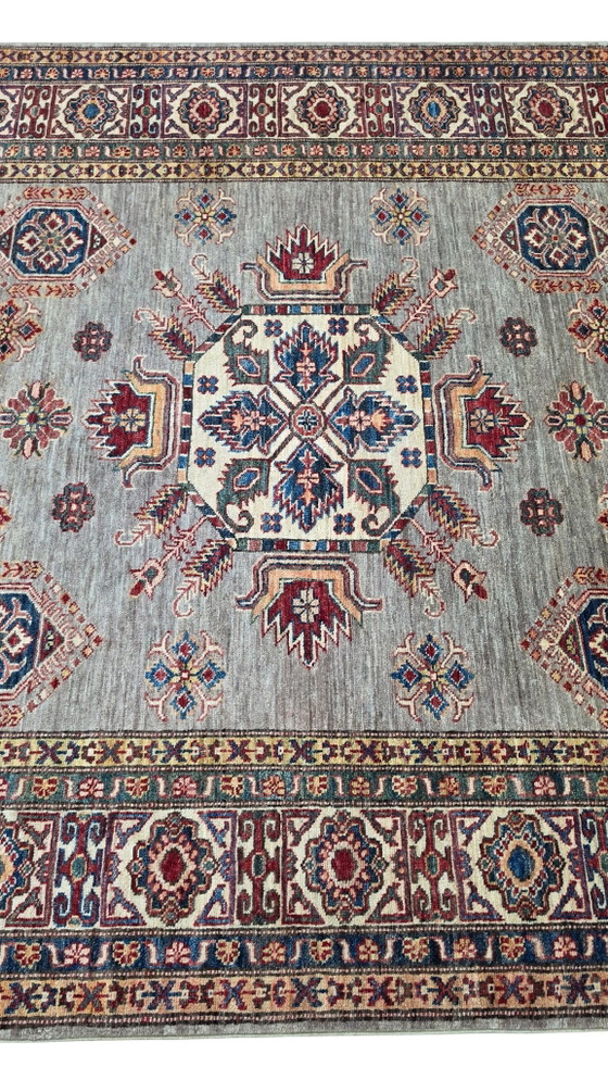 Image 1 of Handmade oriental wool Ziegler Kazak carpet New! 168x237cm
