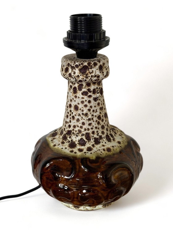 Image 1 of Fat lava vaas lamp vintage mid century verlichting keramiek sfeerverlichting tafellamp space age