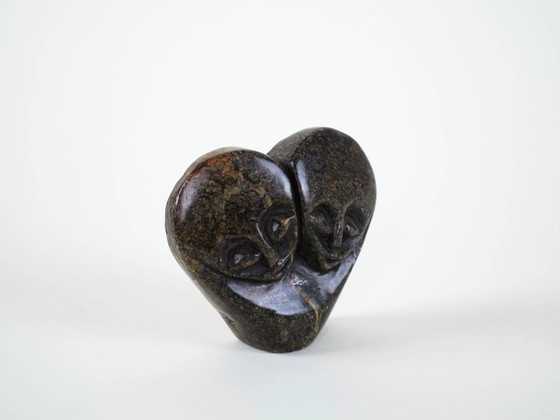 Image 1 of Sculpture abstraite en pierre, design danois, années 1980, fabriquée au Danemark