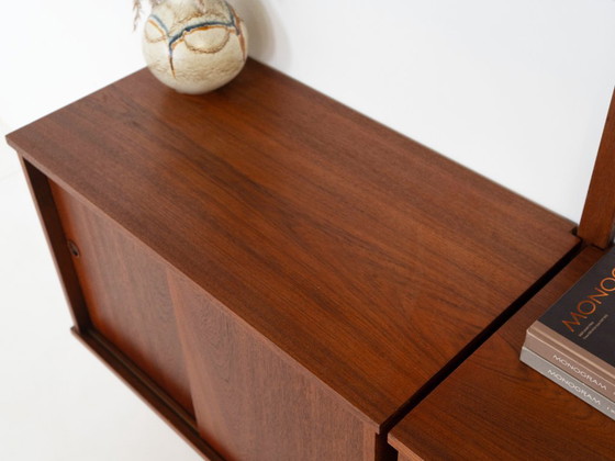 Teak Modular Shelving Unit, Danish Design, 1960s, Made in Denmark – Wood (photo 10 of 15)