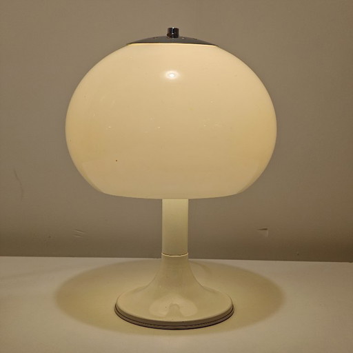 Lampe de table vintage Herda en forme de champignon
