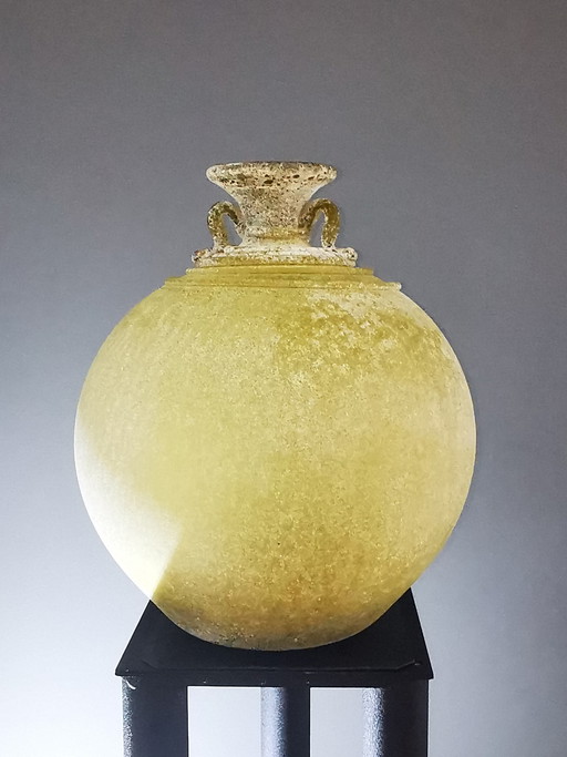 Vase Cenedese Scavo Murano, années 1960