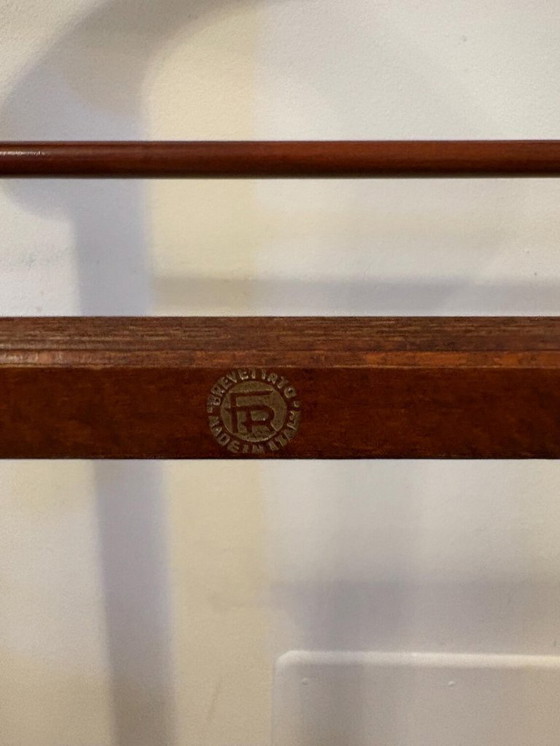Image 1 of Fratelli Reguitti Valet stand vintage appendiabiti dress rack wooden clothes design dressboy italian organizer servomuto gentlem