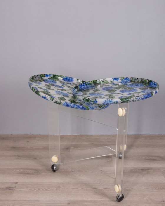 Image 1 of VINTAGE 70'S PLASTIC TROLLEY DESIGNED BY L.MASSONI FOR GUZZINI