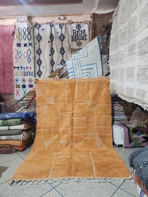 Großer handgefertigter Beni Ouarain Teppich 300x200 cm – Dicke Wolle – Teppiche & Läufer, Baumwolle (photo 2 of 3)