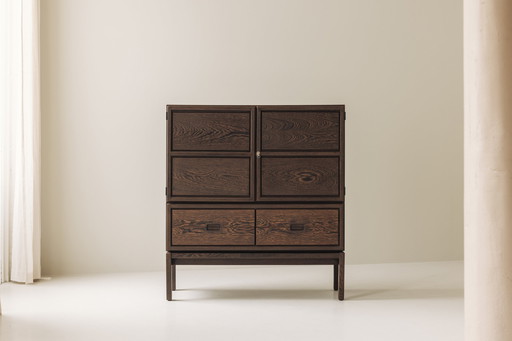 Beautiful Highboard in Wengé, 1970s
