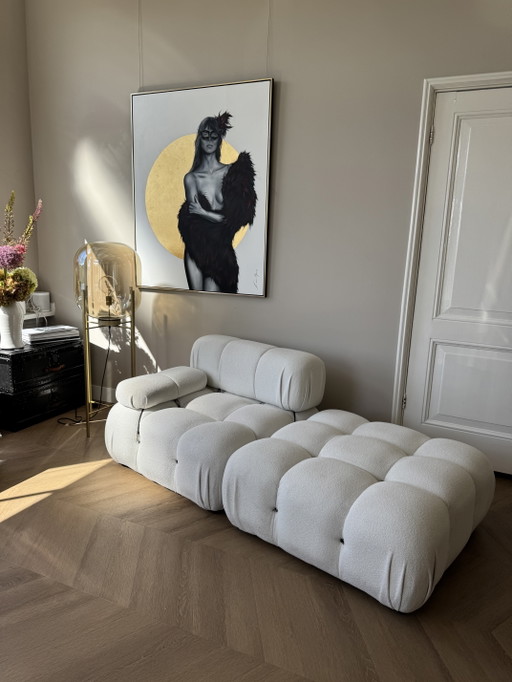 Diiiz Camelia Modulares 2-Sitzer-Sofa – Bouclé/gelockte Wolle – Camaleonda-Stil – modulaire banken, Textile