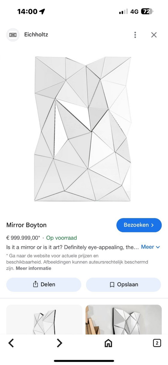 Image 1 of Espejo Eichholtz Espejo Boyton