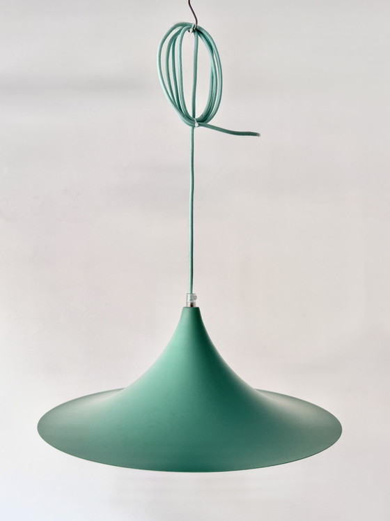 Lampada a sospensione Vintage Semi di Bonderup & Thorup per LYFA – verde menta/pistacchio – 1968 (photo 11 of 14)