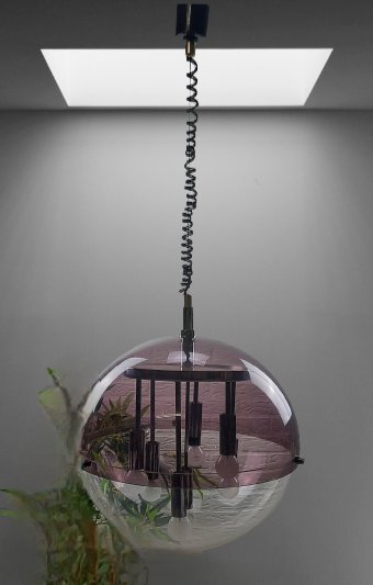 Image 1 of Space Age with this beautiful globe lamp, attributed to Raak.