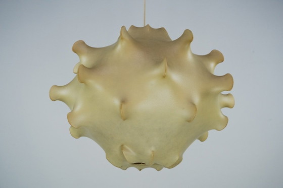 Image 1 of Rara lampada a sospensione in bozzolo di fiori di Taraxacum, prima edizione, anni '60.