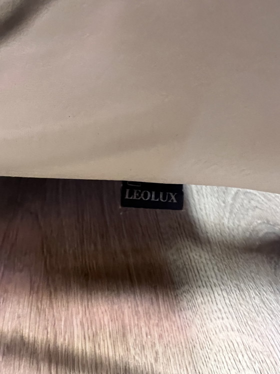 Image 1 of Fauteuil Leolux Solymi avec repose-pieds – récemment retapissé – un classique du design