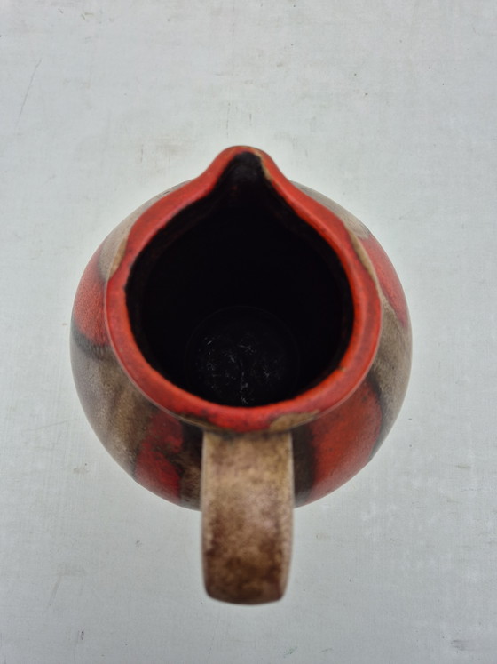 Image 1 of Beautiful German pitcher signed d b hohr, 1970s