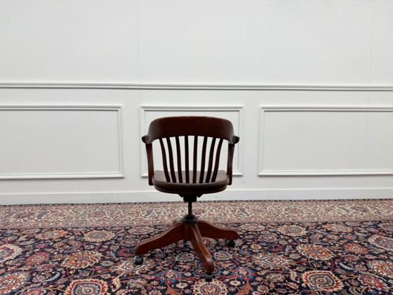 Sedia da ufficio americana classica in stile inglese – Sedie da ufficio, Metal, Wood (photo 4 of 8)
