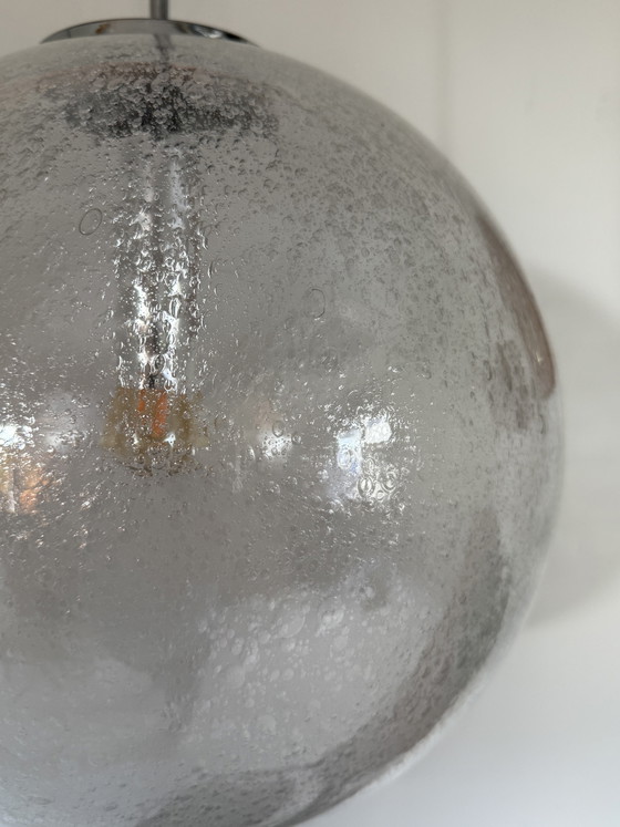 Image 1 of Suspension globe vintage XL, Glashütte Limburg '70