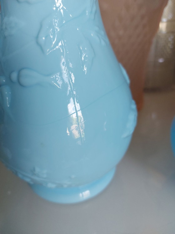 Opaline glazen vazen (photo 3 of 6)