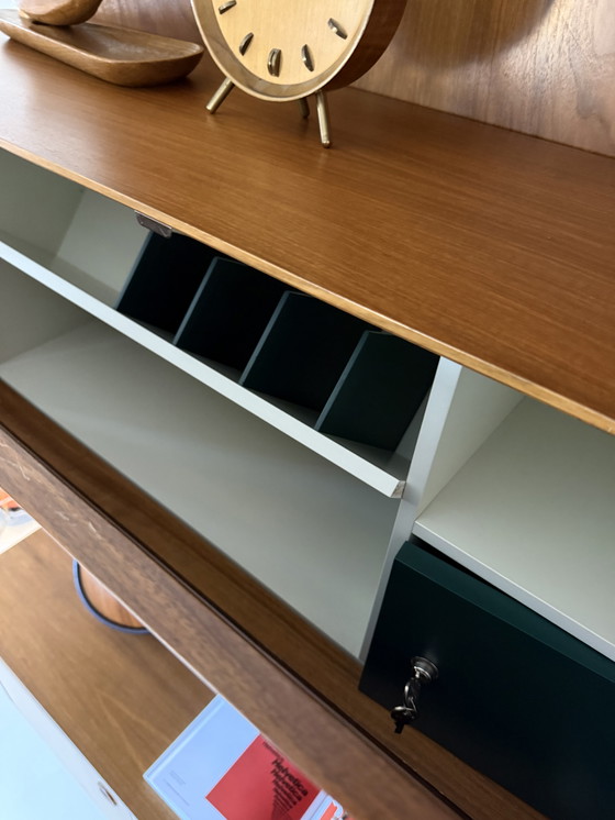 Image 1 of Vintage XL modular walnut wall system '80