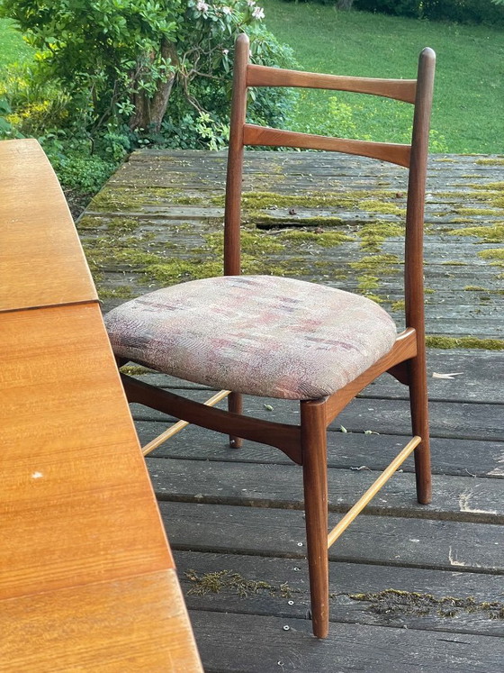 Image 1 of 1950s dining table with 4 chairs