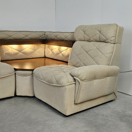 Image 1 of Vintage modulaire bank, hoge rug