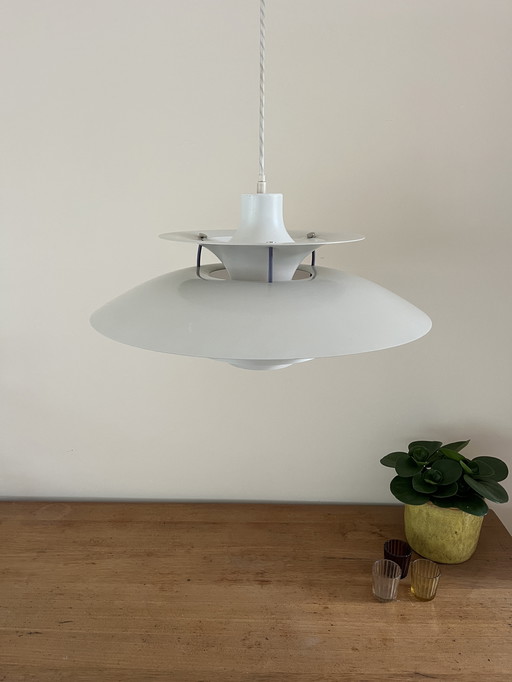 Vintage Louis Poulsen PH5 - blanc - Poul Henningsen - lampe PH 5