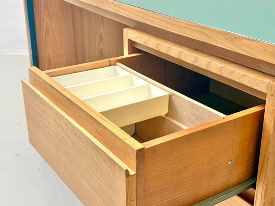 Image 1 of Mid-century desk with linoleum top by Merz Roller, 1960s